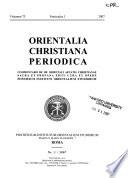 Orientalia christiana periodica