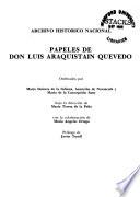 Papeles de Don Luis Araquistain Quevedo