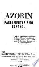 Parlamentarismo español