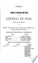 Parte general que sobre la campaña de Puebla dirige al Ministerio de la Guerra el Sr. General ... D. J. J. Alvarez, etc. [With supplement.]