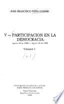 Participación en la democracia