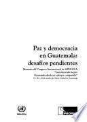Paz y democracia en Guatemala