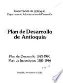 Plan de Desarrollo de Antioquia