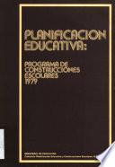 Planificación educativa: programa de construcciones escolares 1979