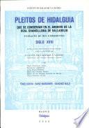 Pleitos de hidalguía que se conservan en el Archivo de la Real Chancillería de Valladolid: Sainz Mardones-Sanchez Malo