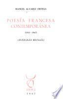 Poesía francesa contemoránea, 1915-1965