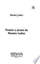 Poesía y prosa de Renato Leduc