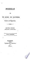 Poesias de Don Angel de Saavedra Remirez de Baquedáno