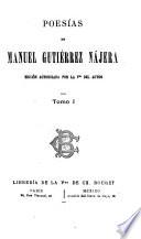 Poesías de Manuel Gutiérrez Nájera
