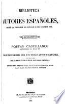 Poetas castellanos anteriores al siglo XV.