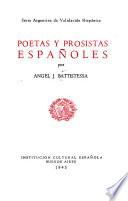 Poetas y prosistas españoles