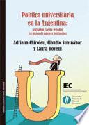 Política universitaria en la Argentina