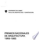 Premios nacionales de arquitectura, 1969-1985