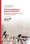 Prensa española y género femenino