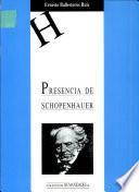 Presencia de Schopenhauer