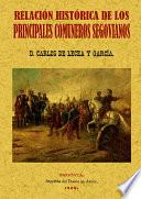 PRINCIPALES COMUNEROS DE SEGOVIA. RELACION HISTORICA
