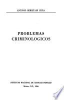 Problemas criminológicos