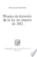 Proceso de discusión de la Ley de amparo de 1882