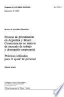 Proceso de privatización en Argentina y Brasil