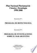 Programa de biotecnología