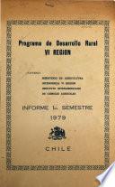 Programa de Desarrollo Rural VI Región. Informe 1er. Semestre de 1979