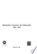 Programa Nacional de Población, 1989-1994
