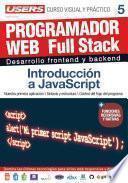 PROGRAMACION WEB Full Stack 5 - Introducción a JavaScript