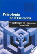 Psicología de la educación para profesores de Educación Secundaria