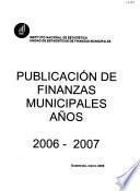 Publicación de finanzas municipales