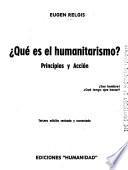 Que es el humanitarismo?