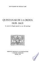 Quintanar de la Orden (1658-1663)