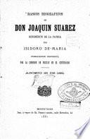 Rasgos biograficos de Don Joaquin Suarez benemérito de la patria