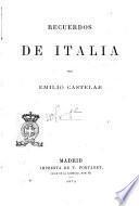 Recuerdos de Italia por Emilio Castelar