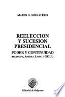 Reelección y sucesión presidencial
