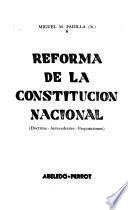 Reforma de la constitución nacional