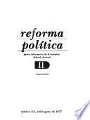 Reforma política: Comentarios