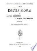 Registro nacional de leyes de la República Oriental del Uruguay