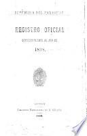 Registro oficial de la República del Paraguay ...
