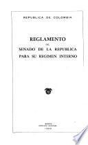 Reglamento del Senado de la Republica para su regimen interno