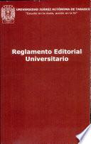 Reglamento Editorial Universitario