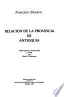 Relación de la provincia de Antioquia