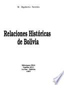Relaciones históricas de Bolivia