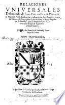 Relaciones Vniuersales del mundo ... Primera, y segunda parte, traduzidas ... por ... Diego de Aguiar, etc. [With an engraved map of Spain.] MS. notes