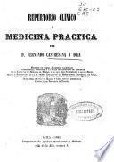 Repertorio clínico ó medicina práctica