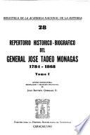 Repertorio histórico-biográfico del general José Tadeo Monagas, 1784-1868