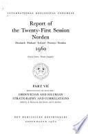 Report of the Twenty-first Session, Norden