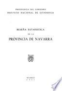 Reseña estadística de la Provincia de Navarra