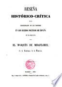 Reseña histórico-crítica de la participación de los partidos en los sucesos políticos de España en el siglo XIX