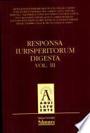 Responsa Iurisperitorum Digesta, vol. III