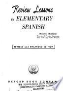 Review Lessons in Elementary Spanish